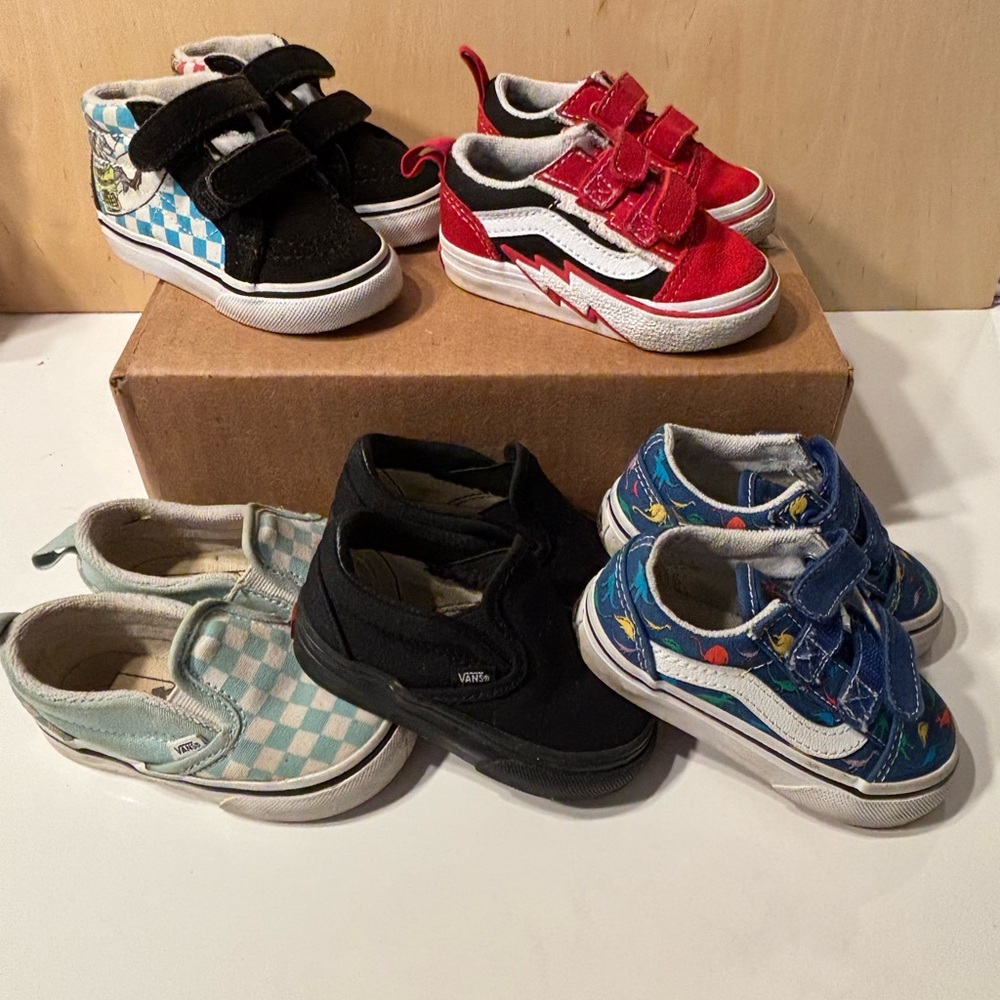 Lot of Toddler Vans Shoes Sizes 4-5